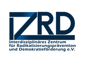 Logo Interdisziplinäres Zentrum für Radikalisierungs-präven¬tion und Demokratieförderung e.V. (IZRD)